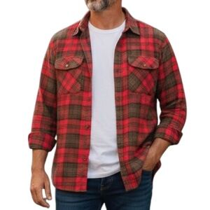 J. Crew Men’s Slim Fit Plaid Flannel Shirt